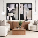 Edie Matte Black Metal w Frosted Glass Globe 1-Light Pendant - Default Title