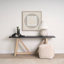 Khloe Small Cream Pouf - Default Title