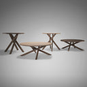Solana Medium Brown Wood Coffee Table - Default Title