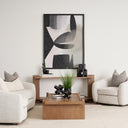 Eula Medium Brown Wood Console Table - Default Title