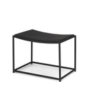 Taniel Textured Black Wood w Black Metal Stool - Default Title