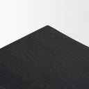 Taniel Textured Black Wood w Black Metal Stool - Default Title