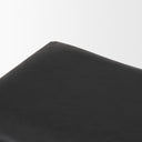 Taniel Black Leather w Black Metal Stool - Default Title