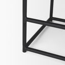 Taniel Black Leather w Black Metal Counter Stool - Default Title