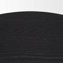Tucson Natural Wood w Round Black Oak Top Side Table - Default Title