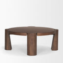 Tammar Round Wood w Tapered Legs Coffee Table - Default Title