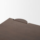 Tammar Rectangular Brown Wood w Tapered Legs Dining Table - Default Title