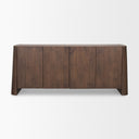 Tammar Brown Wood 4-Door Sideboard - Default Title