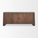 Tammar Brown Wood 4-Door Sideboard - Default Title