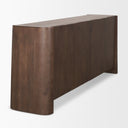 Tammar Brown Wood 4-Door Sideboard - Default Title