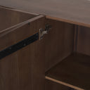Tammar Brown Wood 4-Door Sideboard - Default Title