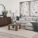 Tammar Round Wood w Tapered Legs Coffee Table - Default Title