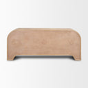 Sorina Reverse Fluted Light Brown Wood Sideboard - Default Title