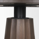 Swanson 60 Dark Brown Wood Round Pedestal Dining Table - Default Title