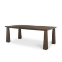Wolcott Rectangular Dark Brown Solid Wood Dining Table - Default Title