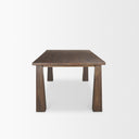 Wolcott Rectangular Dark Brown Solid Wood Dining Table - Default Title