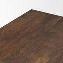Wolcott Rectangular Dark Brown Solid Wood Dining Table - Default Title