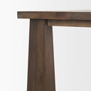 Wolcott Rectangular Dark Brown Solid Wood Dining Table - Default Title