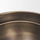 Tomiko Decorative Brass Finished Cast Aluminum Round Bowls - Default Title