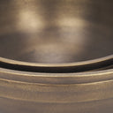 Tomiko Decorative Brass Finished Cast Aluminum Round Bowls - Default Title