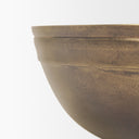 Tomiko Decorative Brass Finished Cast Aluminum Round Bowls - Default Title