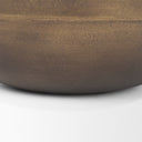 Tomiko Decorative Brass Finished Cast Aluminum Round Bowls - Default Title