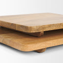 Khana Natural Solid Wood Square Serving Boards - Default Title