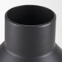 Tosca Small Matte Black Metal Vase - Default Title
