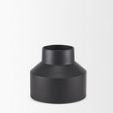 Tosca Medium Matte Black Metal Vase - Default Title