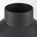 Tosca Medium Matte Black Metal Vase - Default Title