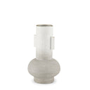 Torres Small Textured Off White w Gold Metal Vase - Default Title