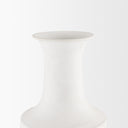 Toru Medium White w Grey Ombre Metal Vase - Default Title