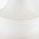 Toru Medium White w Grey Ombre Metal Vase - Default Title