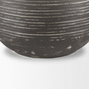 Toru Medium White w Grey Ombre Metal Vase - Default Title