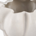 Vanna Sculptural Cream Glazed Ceramic Vase - Default Title