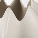 Ulrich Sculptural Cream Glazed Ceramic Vase - Default Title