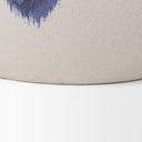 Truett White w Blue Stripes Ceramic Jug Vase - Default Title