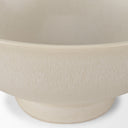 Tyren Cream Glazed Decorative Round Ceramic Bowl - Default Title