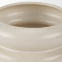Twyla Short Cream Glazed Ring Pot - Default Title