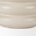 Twyla Tall Cream Glazed Ring Pot - Default Title
