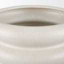 Twyla Tall Cream Glazed Floor Ceramic Vase - Default Title