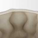 Vahn Sculptural Cream Glazed Decorative Ceramic Bowl - Default Title
