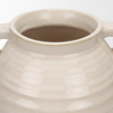 Tryna Large Beige w Matte Brown Ceramic Vase - Default Title