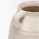 Tryna Large Beige w Matte Brown Ceramic Vase - Default Title