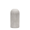 Ummi Small Off White w Gray Antiquing Ceramic Vase - Default Title