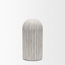 Ummi Small Off White w Gray Antiquing Ceramic Vase - Default Title