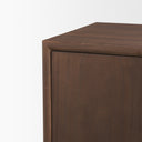 Varenna 4 Door Dark Brown Wood w Rope Handles Sideboard - Default Title
