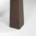 Wolcott Rectangular Dark Brown Solid Wood Bench - Default Title