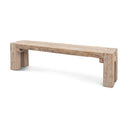 McArthur Whitewash Reclaimed Wood Bench - Default Title
