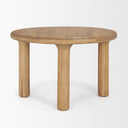 Soma 48 Light Brown Mango Wood Round Dining Table - Default Title